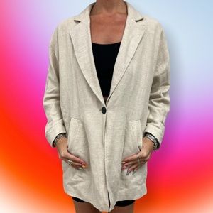 Zara Linen Blazer